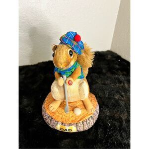 Gemmy Animated DAD Squirrel Golf Caddy Shack Plush Sings I'm Alright 9"